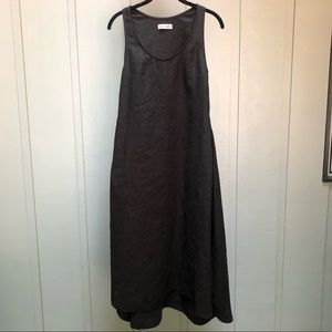 Rachel Craven Black Linen Tank Dress size 1